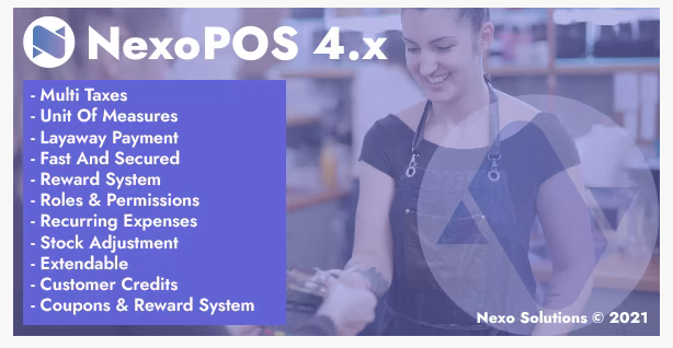NexoPOS 4.8.19 - POS, CRM & Inventory Manager