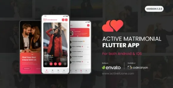Active Matrimonial Flutter App v1.9 - Source Code