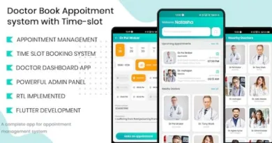 Doctor Finder v8.0 - Appointment Booking with Time-slot App Source