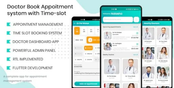 Doctor Finder v8.0 - Appointment Booking with Time-slot App Source