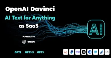 OpenAI Davinci v3.7 Nulled - AI Writing Assistant and Content Creator as SaaS PHP Script