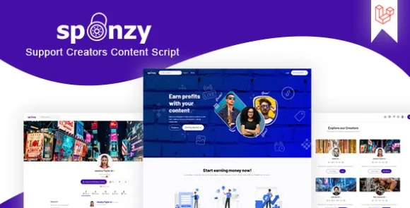 Sponzy v5.2 - Support Creators Content Script Free
