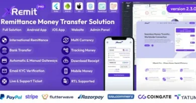 XRemit Pro v2.3.0 - Remittance Money Transfer Full Solution App and Website Script