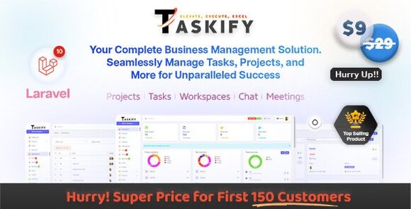 Taskify v1.0.4 - Project Management - Task Management & Productivity Tool Script