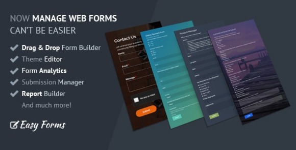 Easy Forms v2.0.5 Nulled - Advanced Form Builder and Manager PHP Script